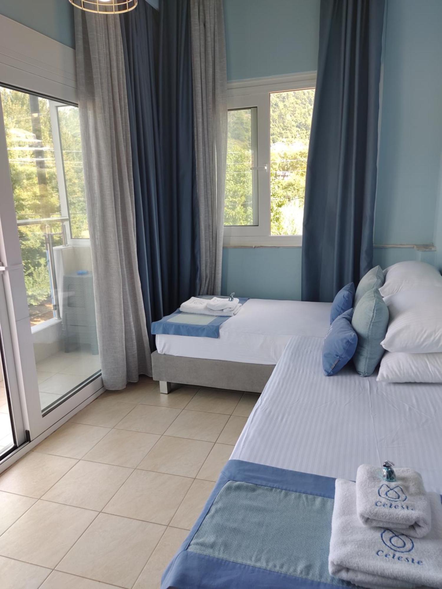 Celeste Deluxe Apartments Skála Potamiás Quarto foto