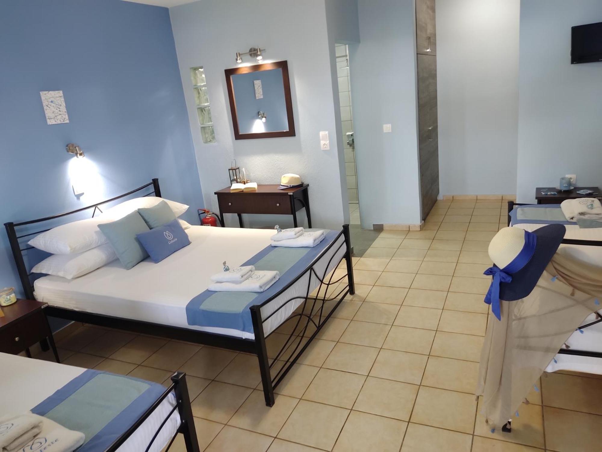 Celeste Deluxe Apartments Skála Potamiás Quarto foto